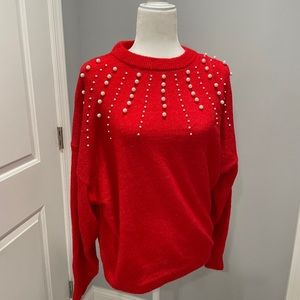 H&M pearl sweater